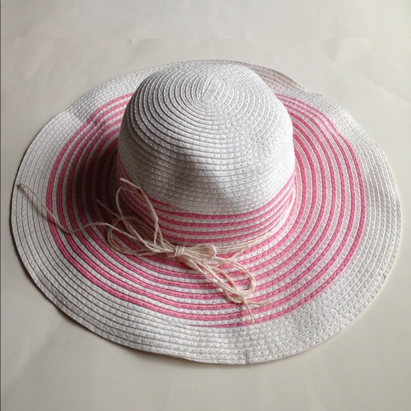 striped beach hat
